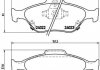 Гальмівні колодки, дискове гальмо (набір) BREMBO P83085 (фото 1)