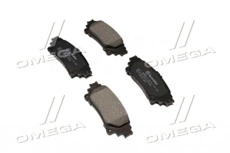 Колодка гальм. диск. LEXUS RX, TOYOTA PRIUS задн. BREMBO P 83 152