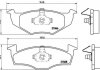 Гальмівні колодки, дискове гальмо (набір) BREMBO P85031 (фото 1)