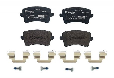 Тормозные колодки, тюнинг BREMBO P85100X (фото 1)