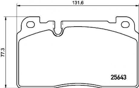 Колодки гальмівні Q5 7/13- BREMBO P85133