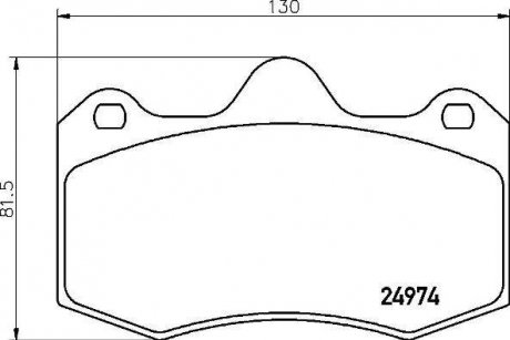 Колодки тормозные IBIZA V BREMBO P85134