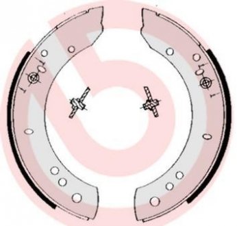 Гальмівні колодки (набір) BREMBO S44502