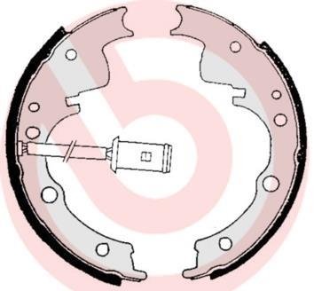 Гальмівні колодки (набір) BREMBO SA6505