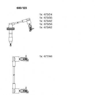 Дроти запалення, набір BREMI 600123