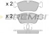 Тормозные колодки перед. BMW 3 (E36/E46) 90-09 (ATE) BREMSI BP2745 (фото 1)