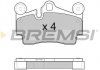 Тормозные колодки зад. Audi Q7/Touareg/Cayenne (Brembo) (112,2x73,2x16,2) BREMSI BP3097 (фото 1)