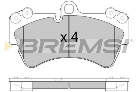 Гальмівні колодки перед. Audi Q7/Touareg/Cayenne BREMSI BP3099