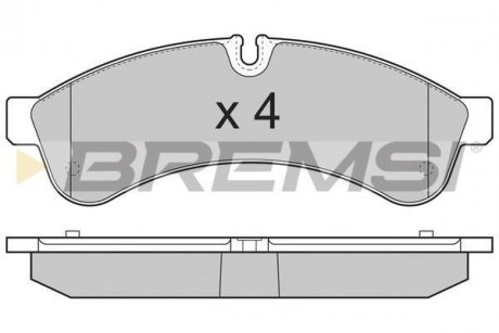 Тормозные колодки зад. Daily 06- BREMSI BP3365