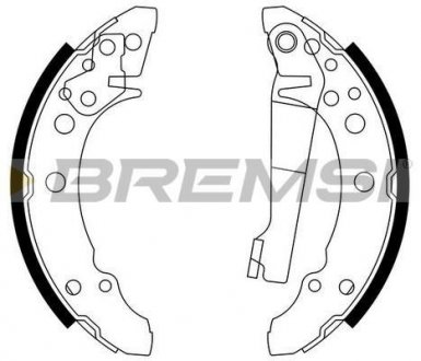 Тормозные колодки зад. Golf I/II/Passat/Polo/Audi 80 >01 (ATE) BREMSI GF0016