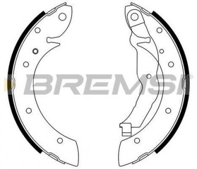 Тормозные колодки зад. BMW 3(E36) 90-00 (TRW) BREMSI GF0077