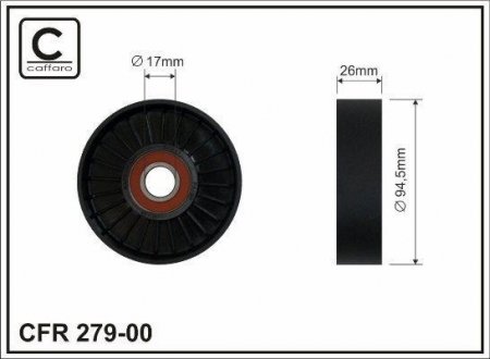 Ролик ремня CAFFARO 279-00