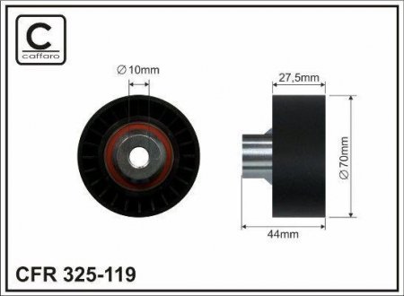 Ролик ремня CAFFARO 325-119