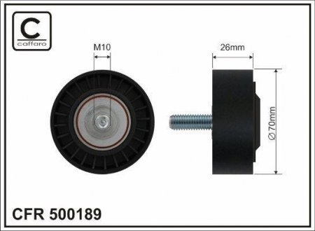 Ролик ремня CAFFARO 500-189