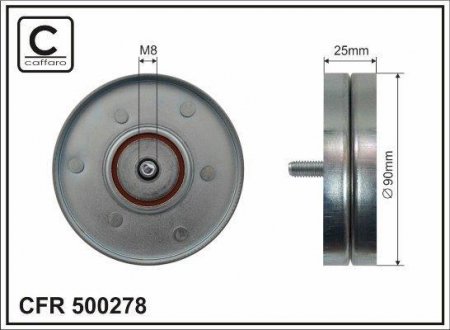 Ролик шкива CAFFARO 500278