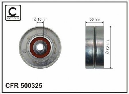 Ролик поликлинового ремня CAFFARO 500325