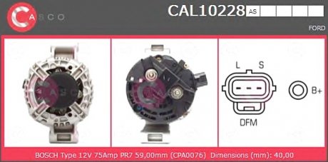 Генератор CASCO CAL10228AS