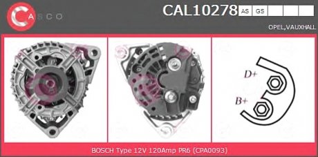 Генератор CASCO CAL10278AS