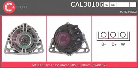 Генератор CASCO CAL30106AS