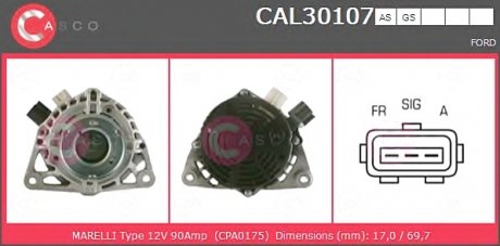 Генератор CASCO CAL30107AS