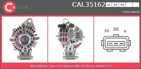 Генератор CASCO CAL35162AS