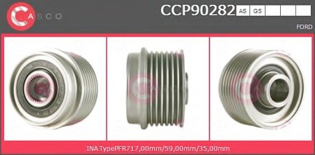Шкив CASCO CCP90282AS