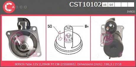 Стартер CASCO CST10102AS (фото 1)