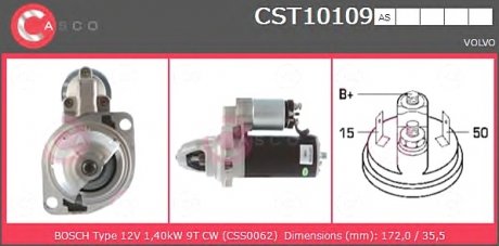 Стартер CASCO CST10109AS