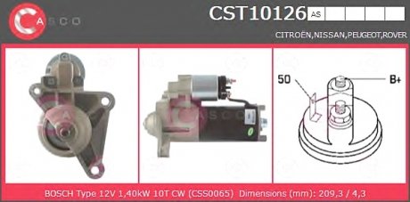 Стартер CASCO CST10126AS