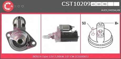 Стартер CASCO CST10209AS (фото 1)