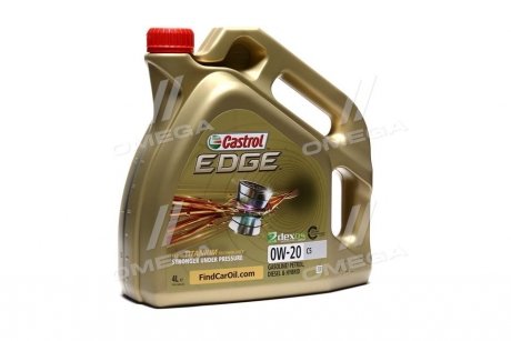 Олива моторна EDGE 0W-20 C5 (Каністра 4л) CASTROL 15CC95