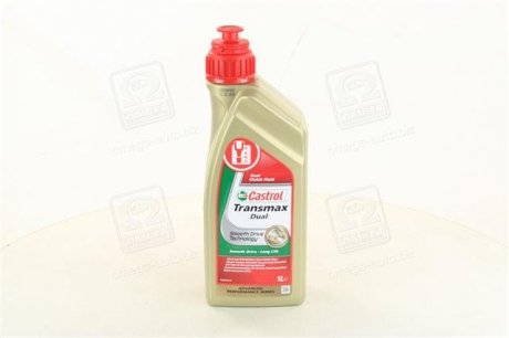 Масло трансмиссии. Transmax DUAL (Канистра 1л) CASTROL 15D917