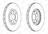 Диск гальмівний передній (кратно 2шт.) CITROEN C4 I (06-), DS5 (11-15)/PEUGEOT 2008 II (UD_, US_, UY_, UK_) (19-) CHAMPION 562641CH (фото 1)