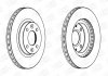 Диск тормозной передний (кратно 2шт.) LOGAN II 12-, SANDERO II 12-/RENAULT CLIO IV (BH_) 12- CHAMPION 562960CH (фото 1)
