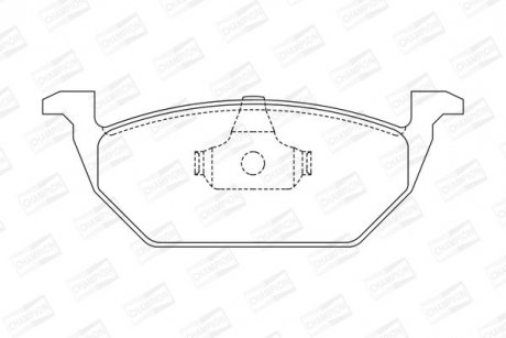 Колодки гальмові дискові передні AUDI A3 SEAT Leon SKODA Fabia, Octavia VW Beetle, Bora, Golf (4) CHAMPION 571985CH