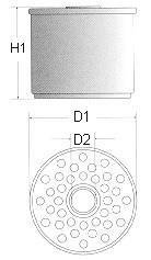Фільтр паливний FIAT Ducato 86-94,Scudo 95-07;PEUGEOT J5 86-94 CHAMPION L132