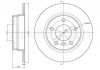 Диск тормозной BMW 3 E36 91-01 TYŁ CIFAM 800229C (фото 1)