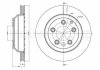 Диск гальмівний VW TOUAREG 02- TYŁ CIFAM 800883C (фото 1)