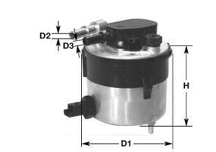 Фільтр палива CLEAN FILTERS DNW2504