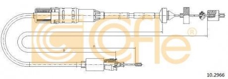 Трос сцепления COFLE 102966