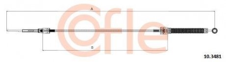 Трос, ступенчатая коробка передач COFLE 10.3481