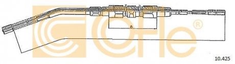 Трос ручного тормоза COFLE 10425