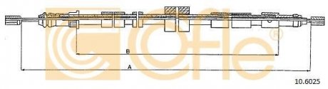 Трос ручника COFLE 106025 (фото 1)