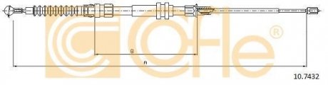 Трос ручника COFLE 107432 (фото 1)