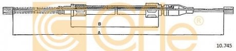 Трос ручника COFLE 10745
