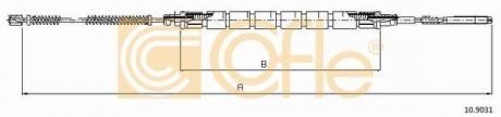 Трос ручника 10.9031 COFLE 109031