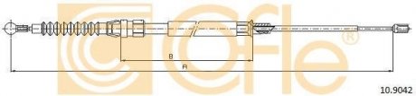 Трос ручника COFLE 109042