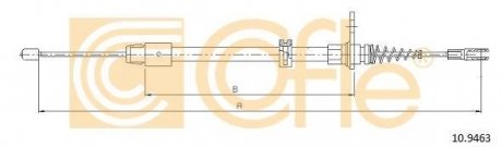 Трос ручного тормоза COFLE 109463