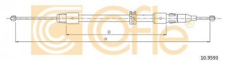 Трос ручника COFLE 109593
