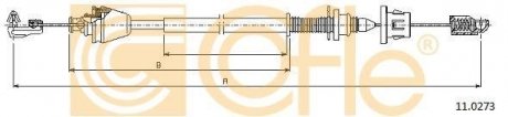 Трос акселератора COFLE 110273 (фото 1)